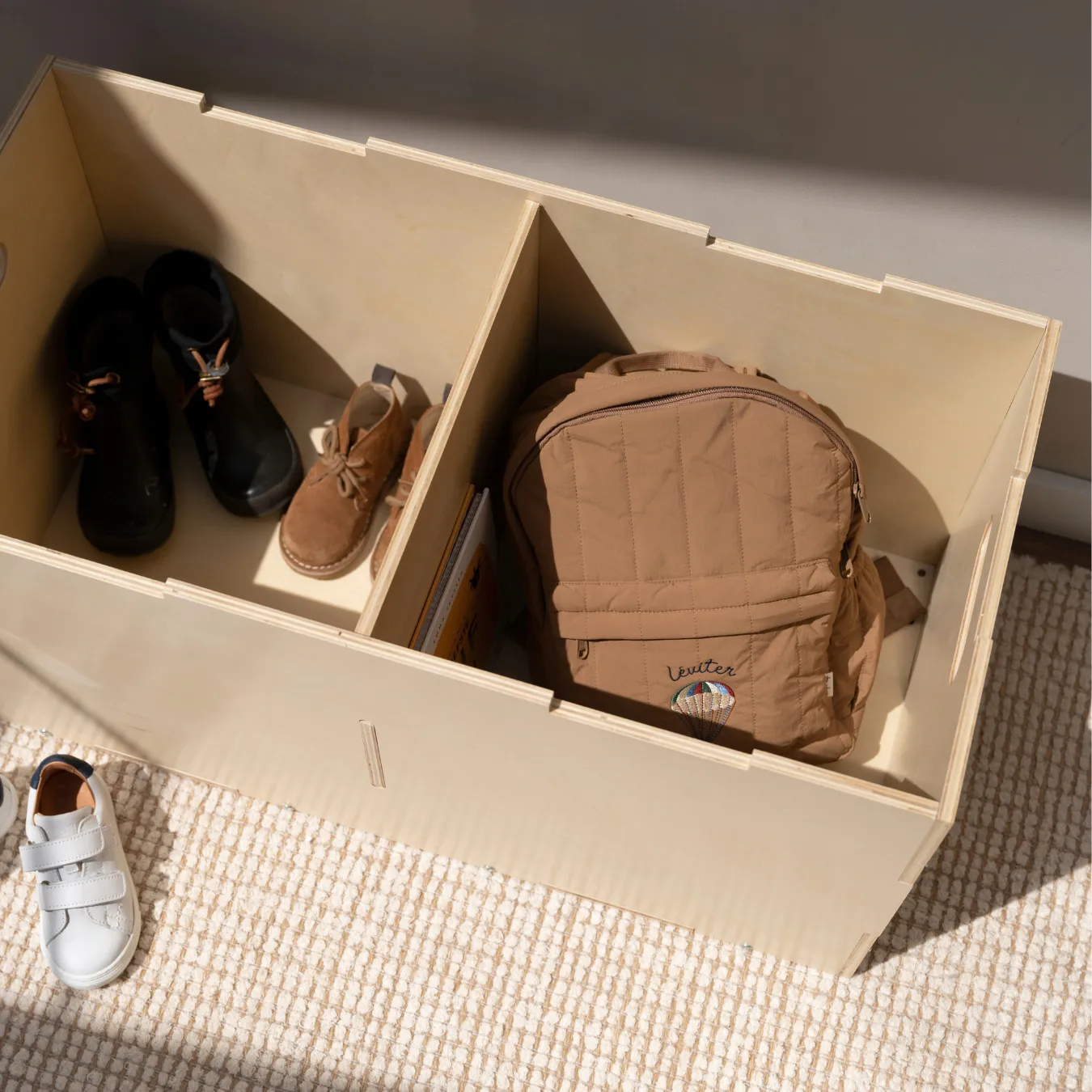 Cube Long förvaringslåda, Björk Nofred