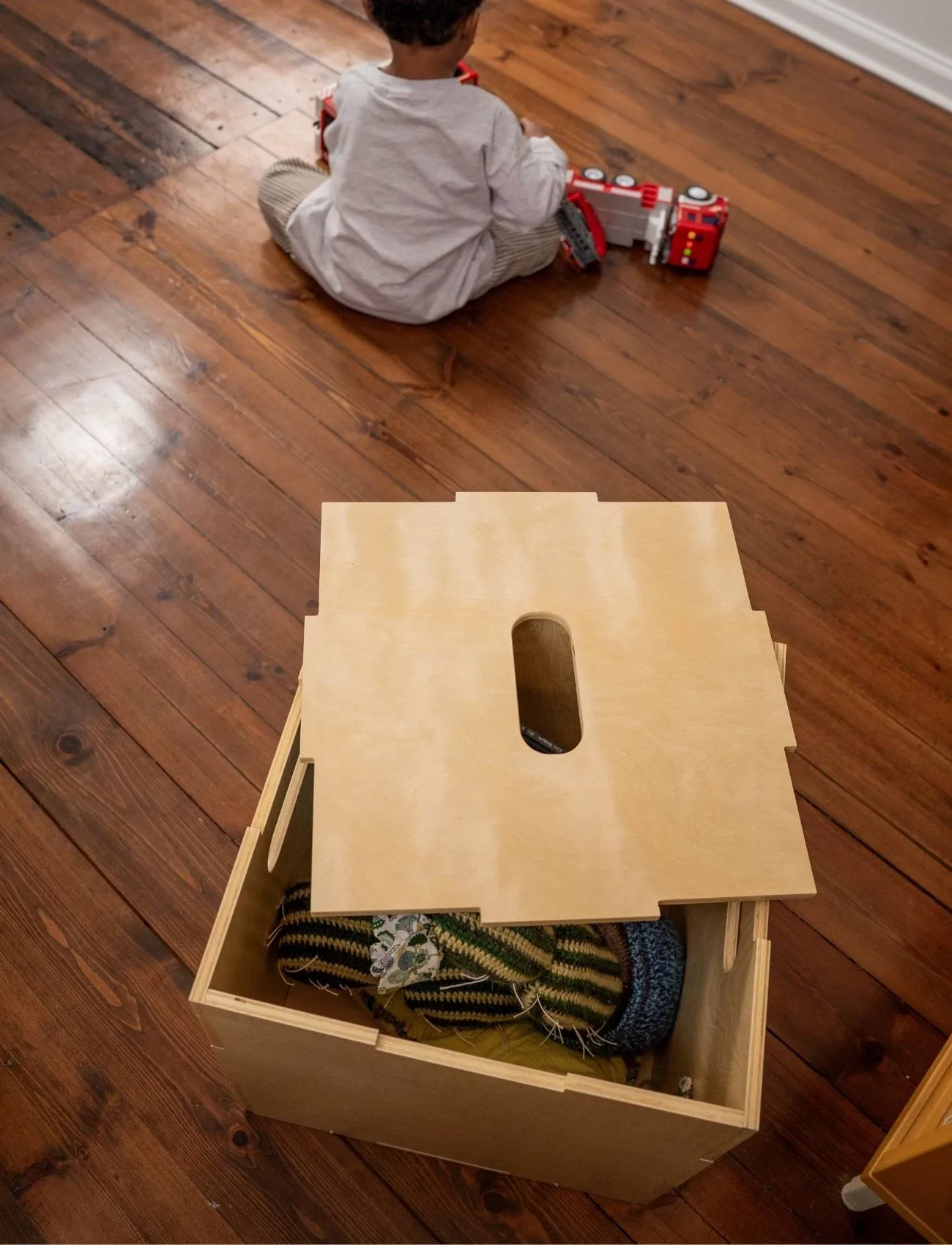 Cube Storage förvaringslåda, Björk Nofred