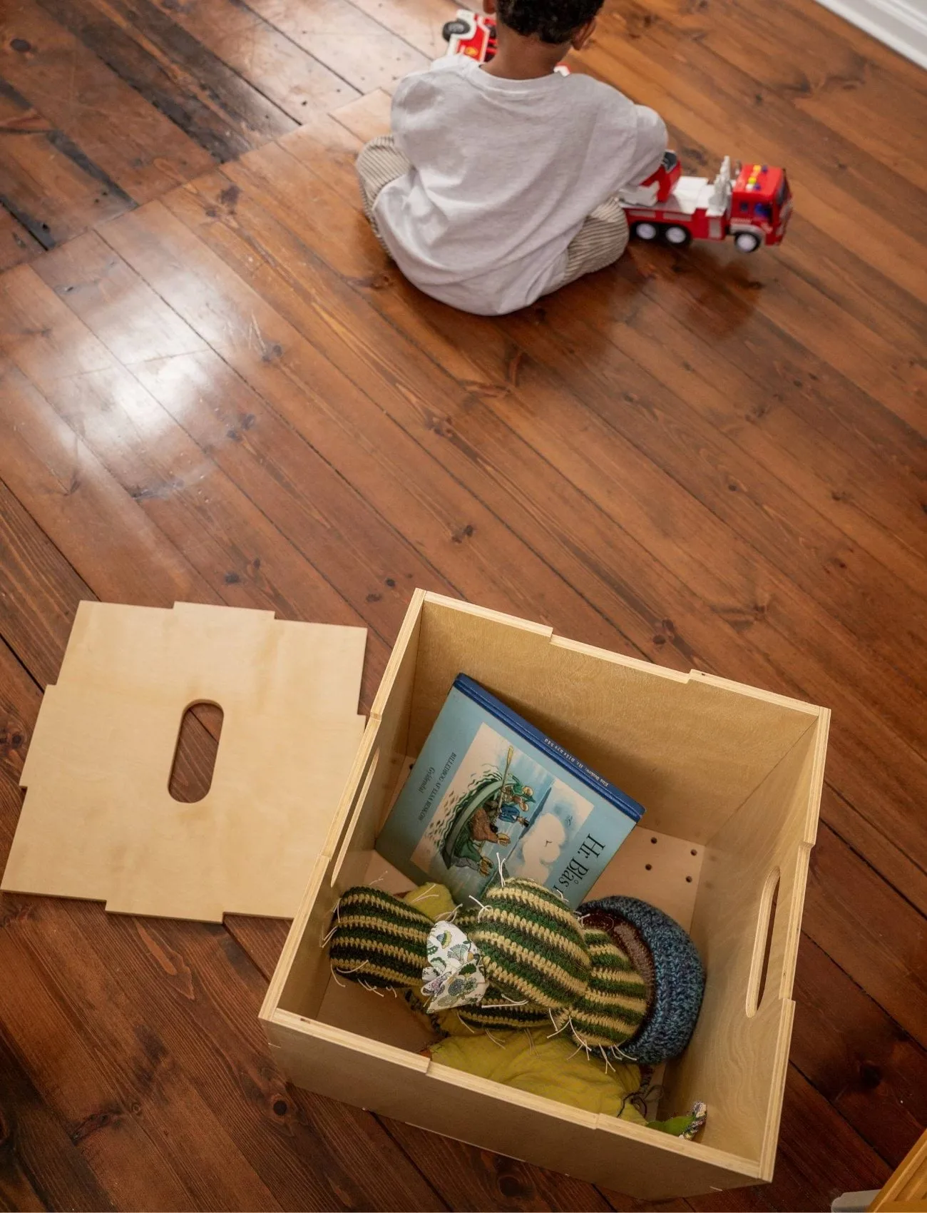 Cube Storage förvaringslåda, Björk Nofred