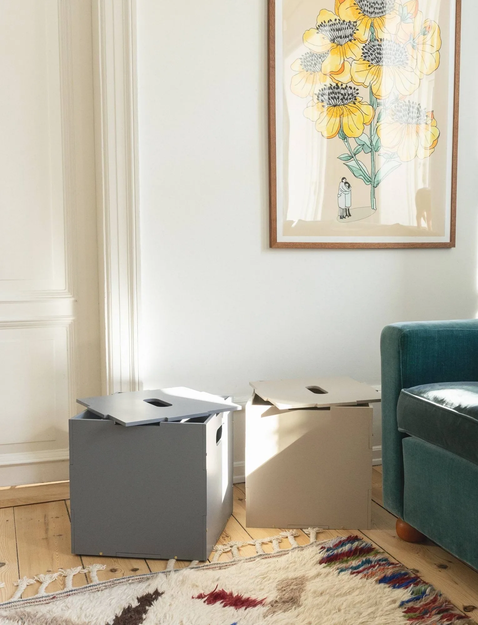 Cube Storage förvaringslåda, Olivgrön Nofred