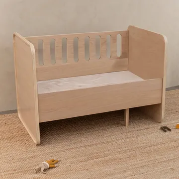 Form madrass till baby & juniorsäng 2 delar - Vit - Nofred