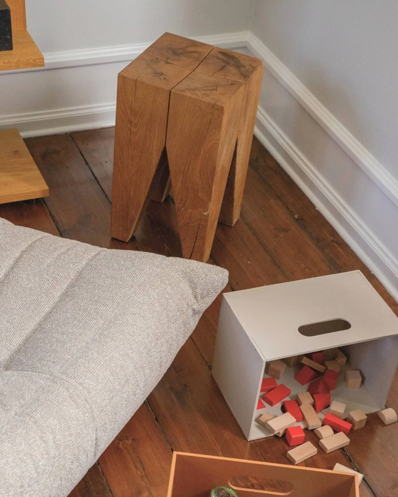 Kiddo Box förvaringslåda, Beige Nofred