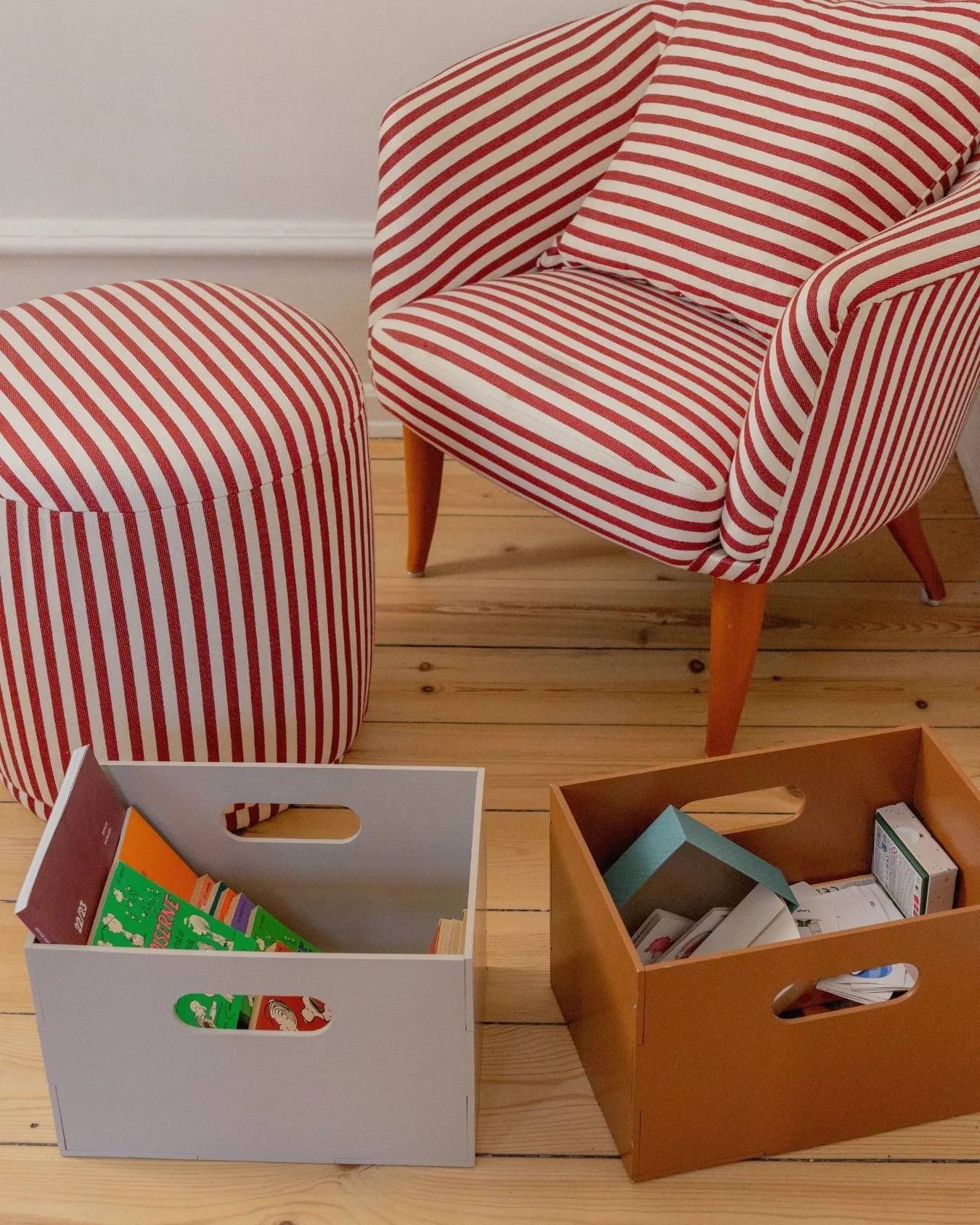 Kiddo Box förvaringslåda, Beige Nofred