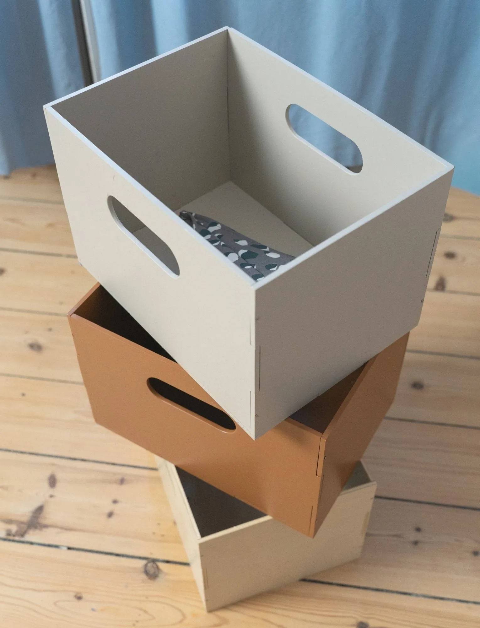 Kiddo Box förvaringslåda, Beige Nofred