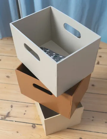 Kiddo Box förvaringslåda - Beige - Nofred