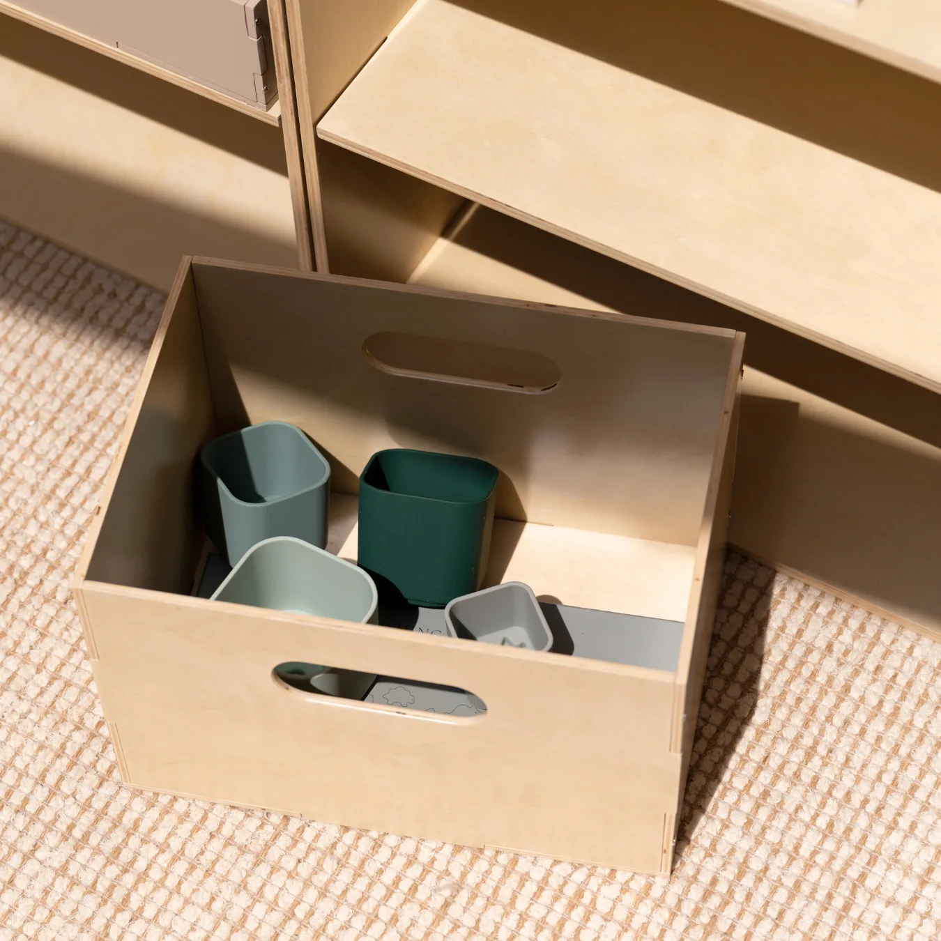 Kiddo Box förvaringslåda, Björk Nofred