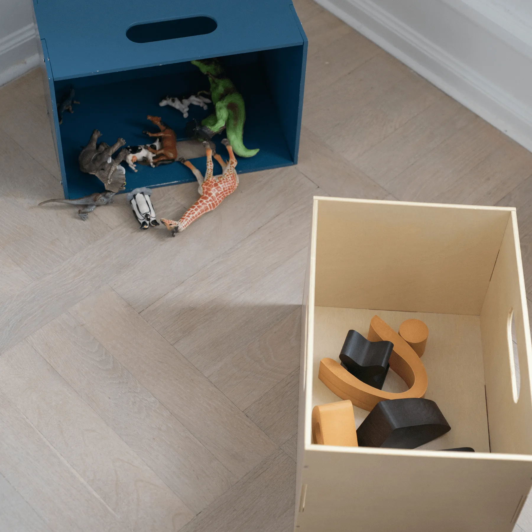 Kiddo Box förvaringslåda, Björk Nofred