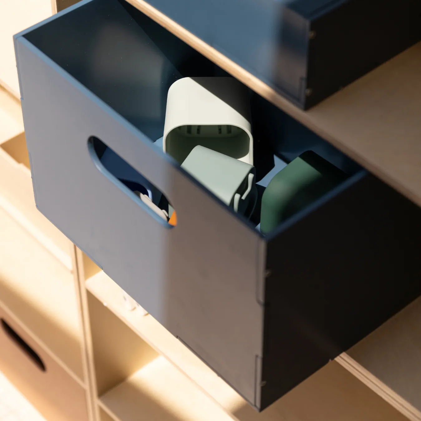 Kiddo Box förvaringslåda, Blå Nofred