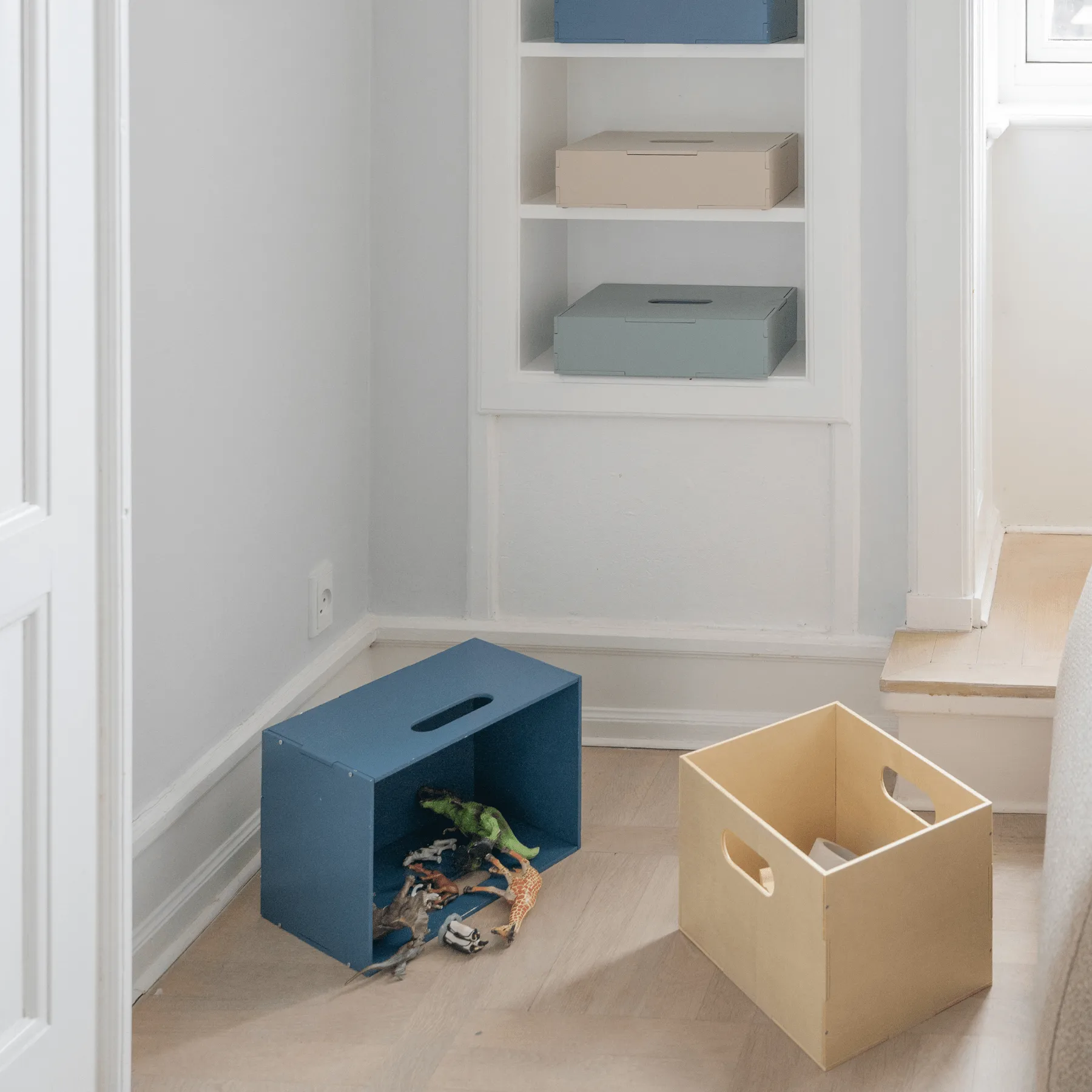 Kiddo Box förvaringslåda, Blå Nofred