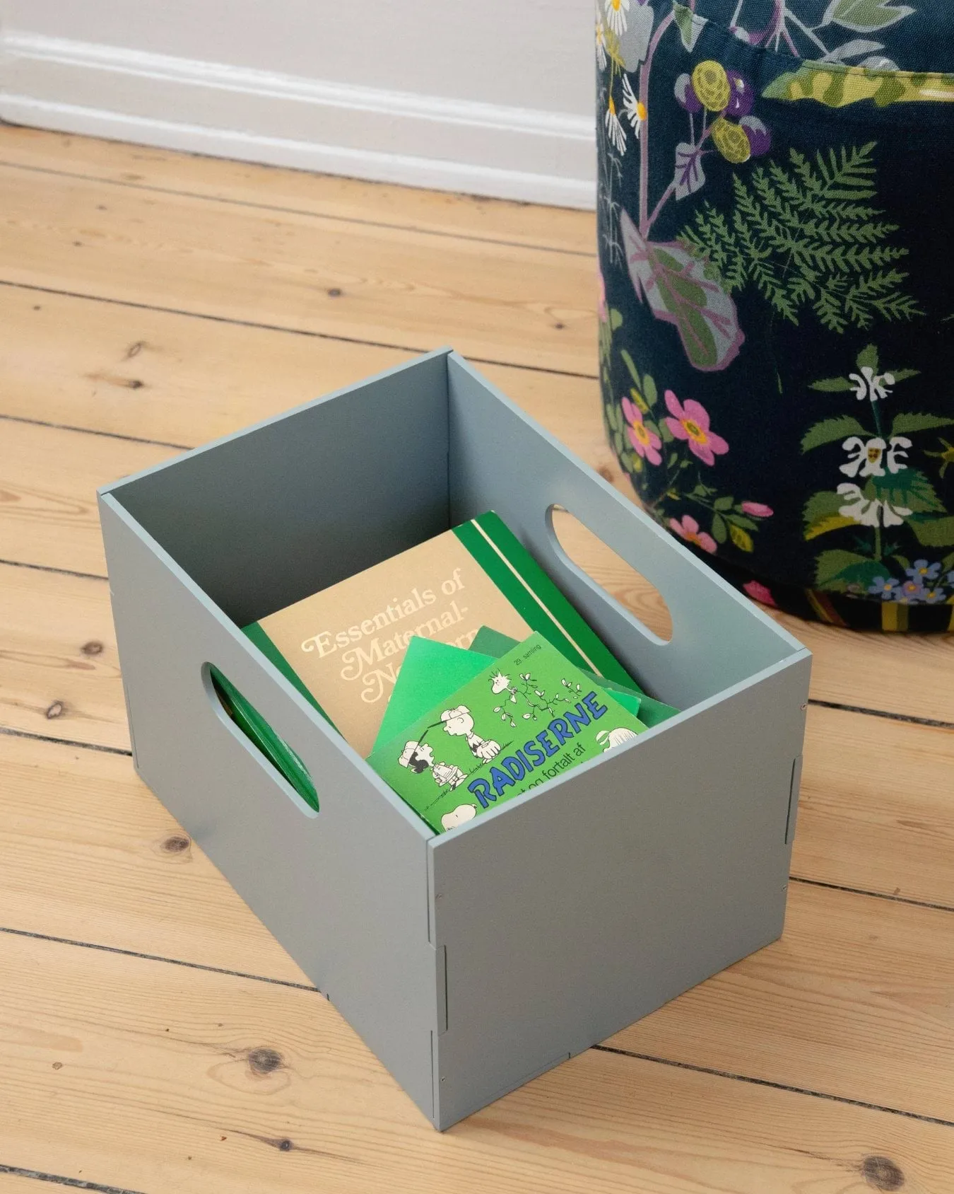 Kiddo Box förvaringslåda, Olivgrön Nofred