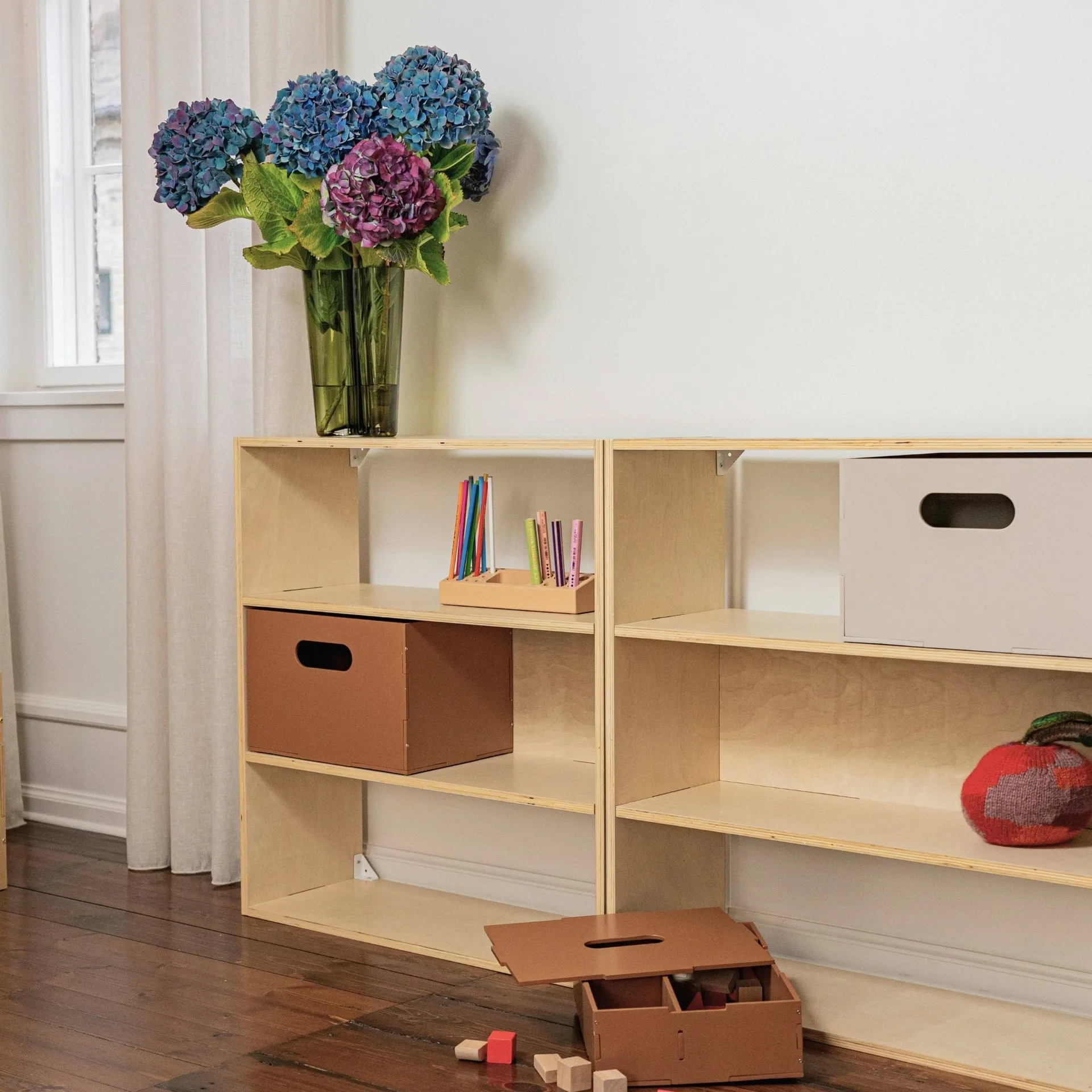 Kiddo Shelving barnhylla, Björk Nofred