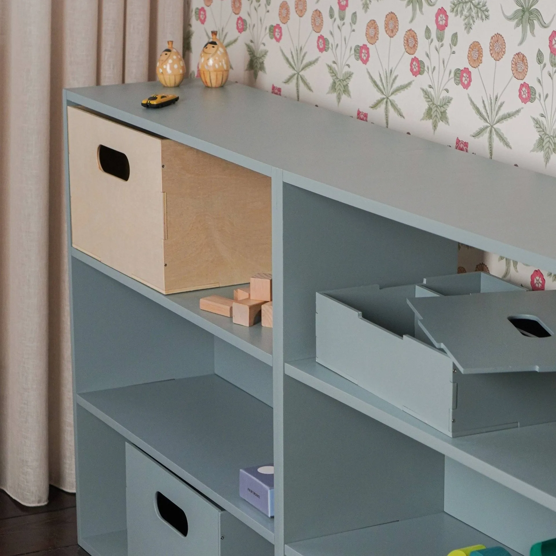Kiddo Shelving barnhylla, Olivgrön Nofred