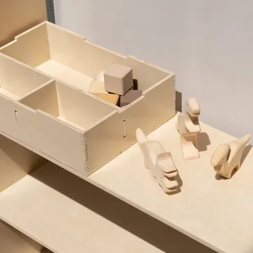 Kiddo Tool Box förvaringslåda - Björk - Nofred