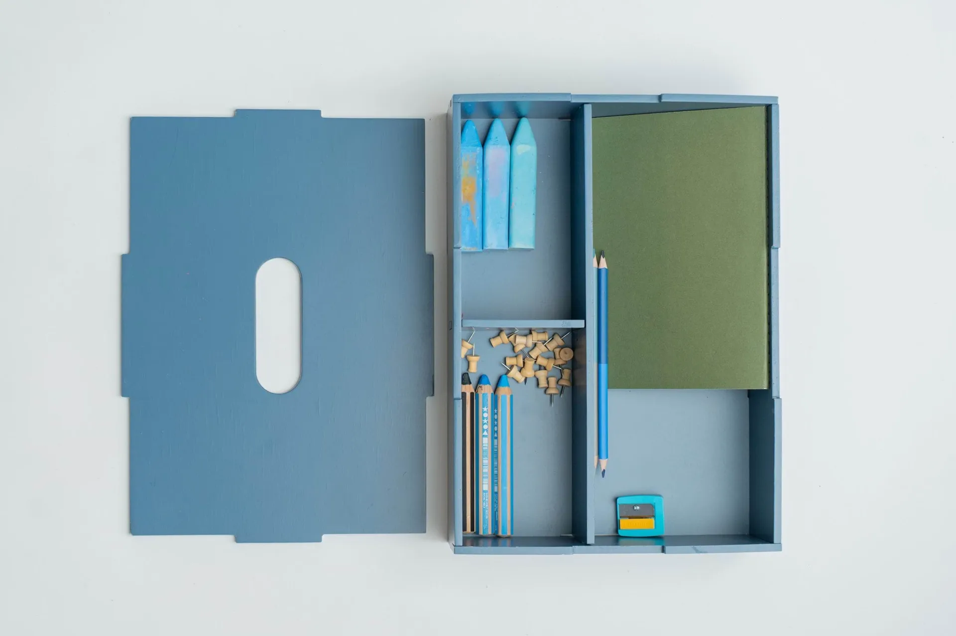 Kiddo Tool Box förvaringslåda, Blå Nofred