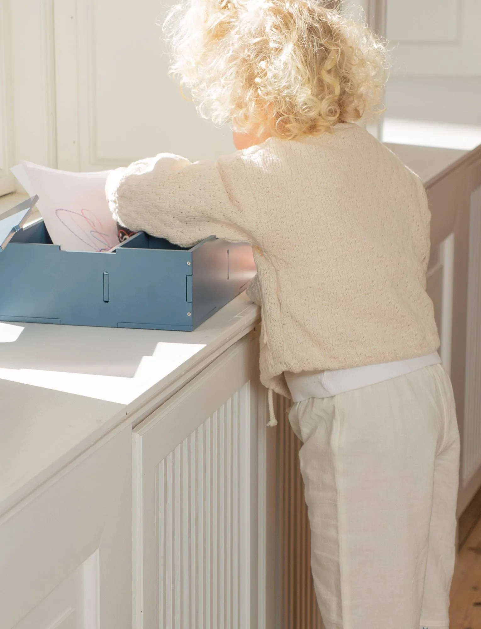 Kiddo Tool Box förvaringslåda, Blå Nofred