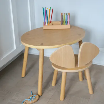 Mouse Chair barnstol - Ek - Nofred