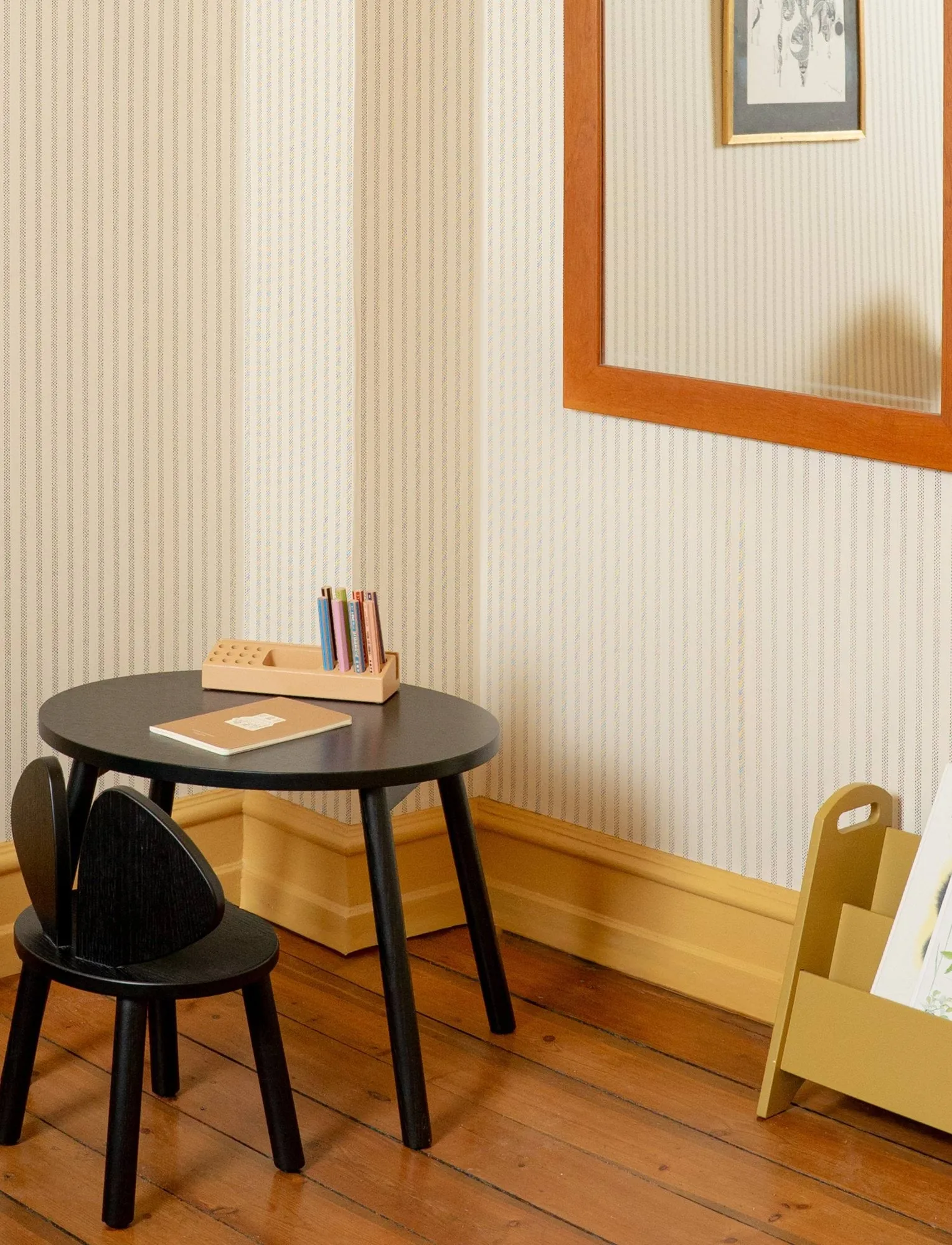 Mouse Chair barnstol, Svart Nofred