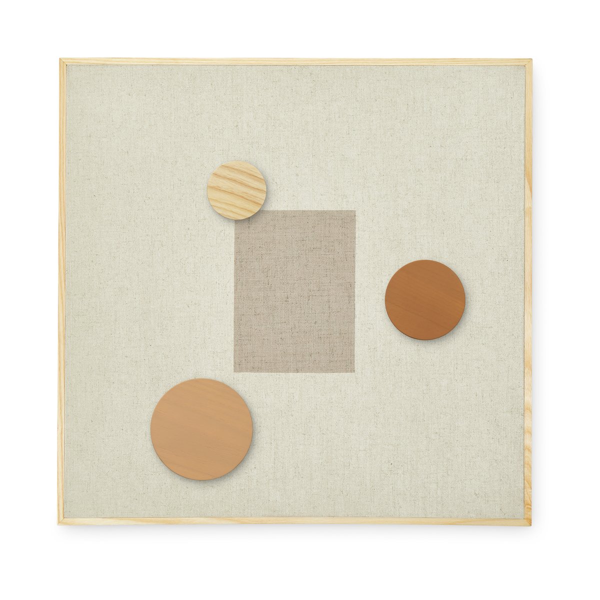Nofred Noticeboard anslagstavla + 3 magneter Sand | Skandinavisk Design | Anslagstavlor | Beige