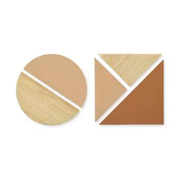 Pin Magnets magnetset 5 delar - Sand - Nofred