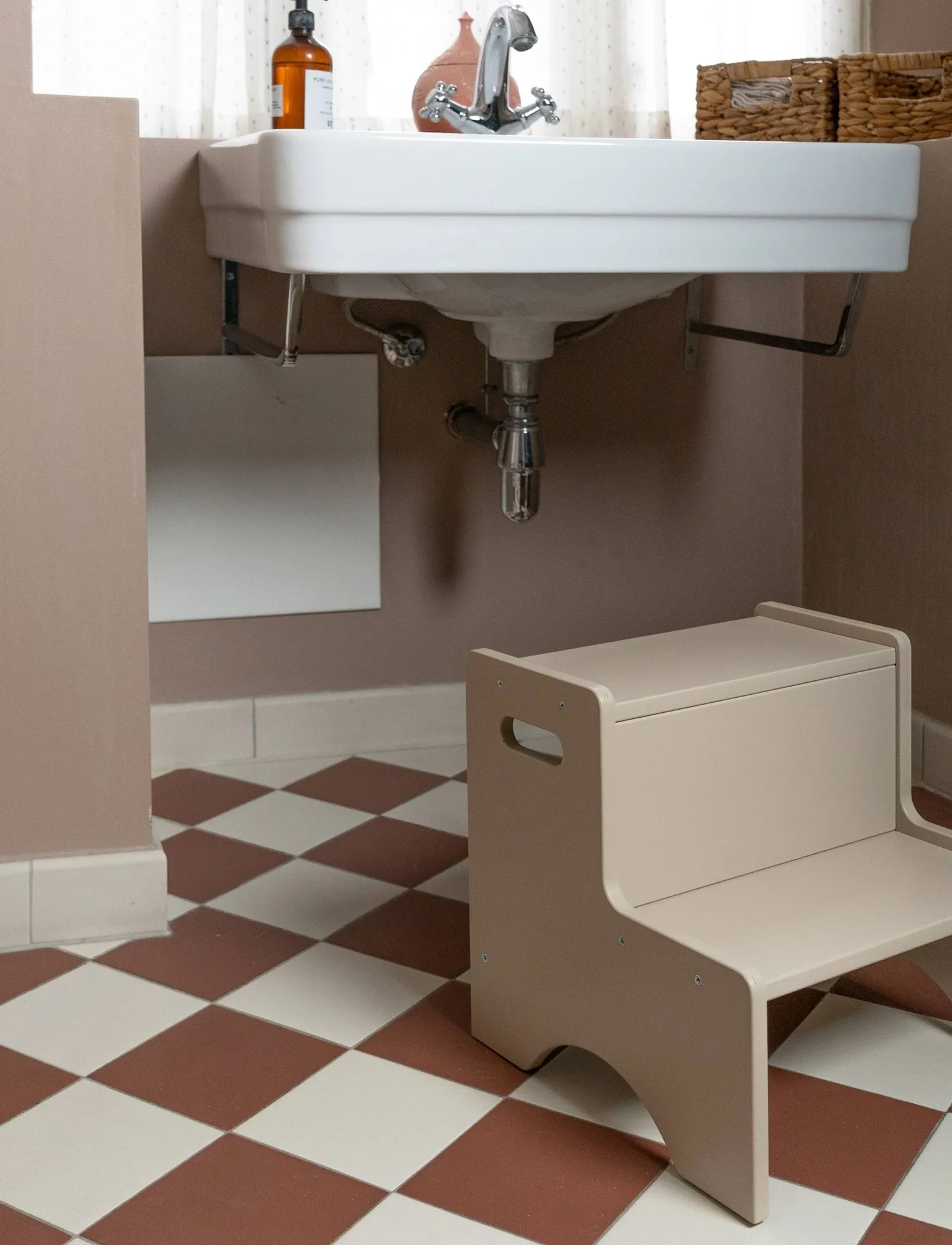 Step Up barnpall, Beige Nofred