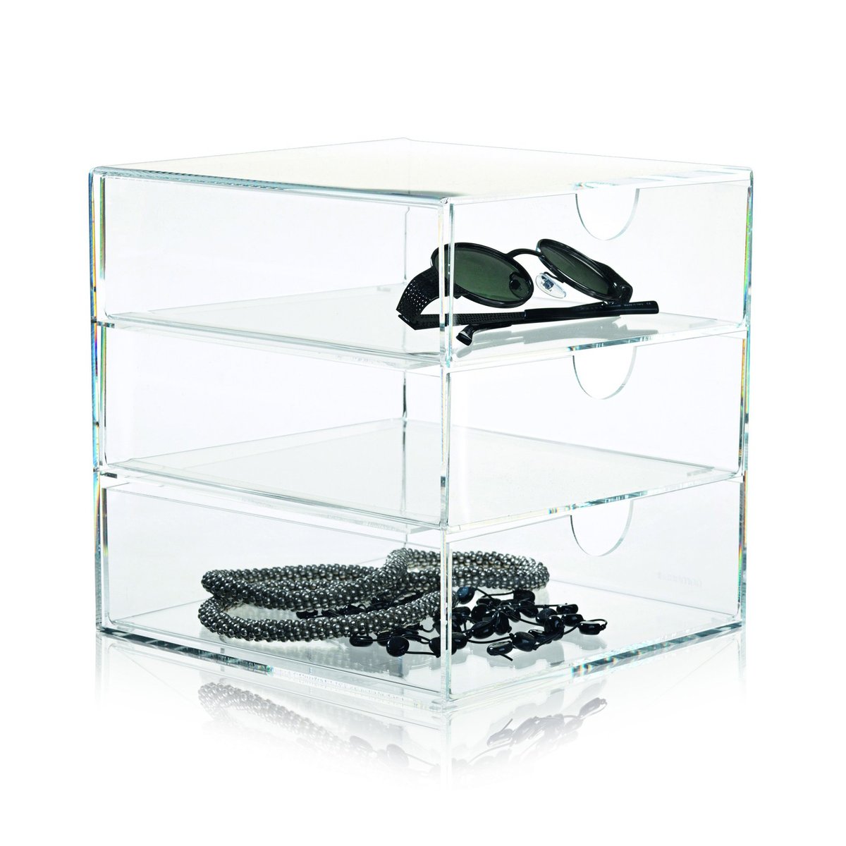 Nomess Copenhagen Nomess clear 3-box klar | Skandinavisk Design | Förvaringsburkar | Transparent