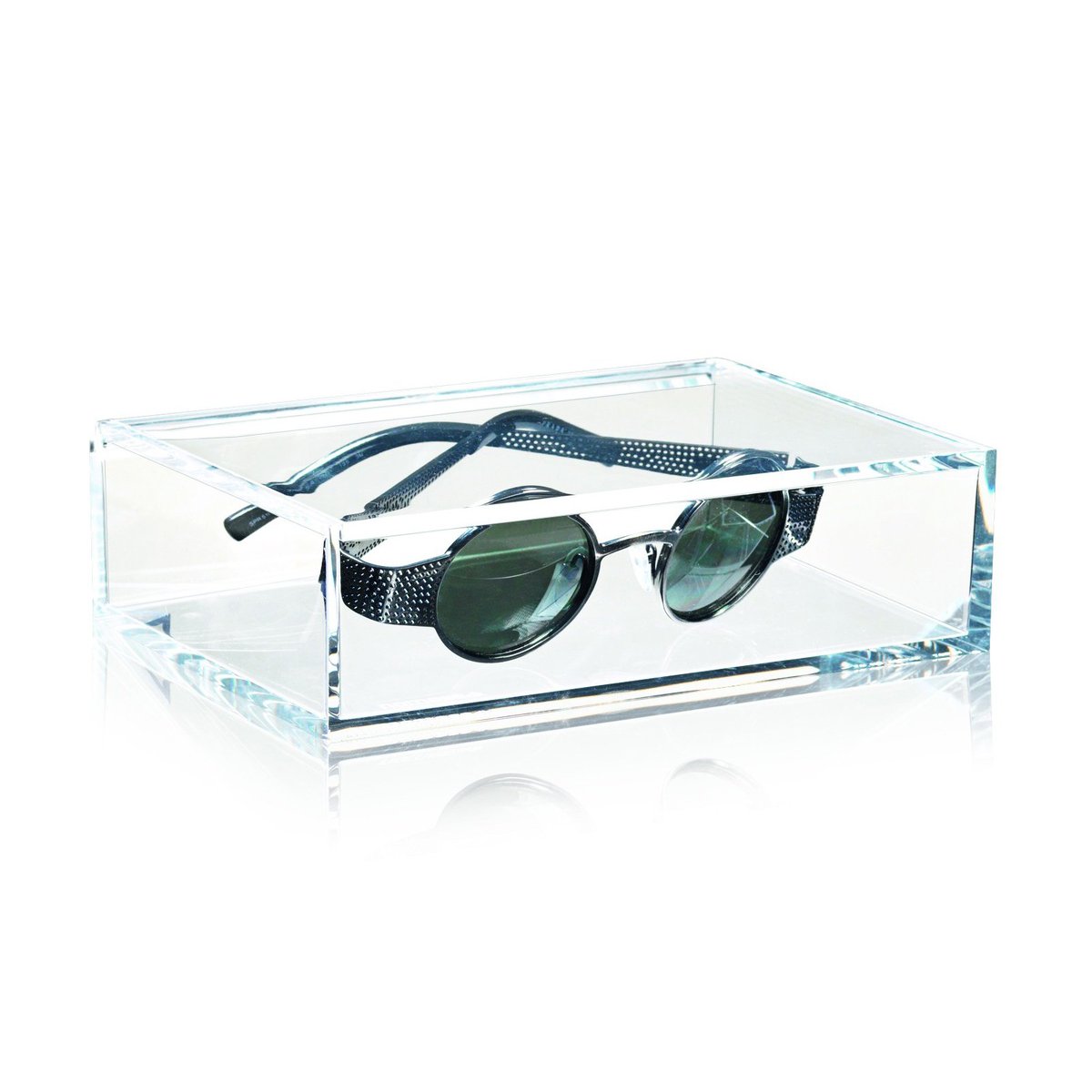 Nomess Copenhagen Nomess clear box med lock mellan | Skandinavisk Design | Boxar & Askar | Transparent