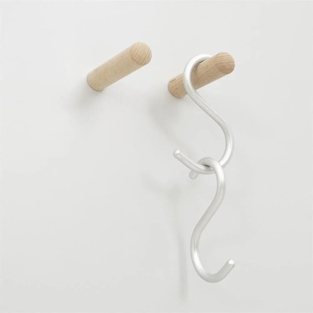 Wood krok 2-pack, Natur Nomess Copenhagen