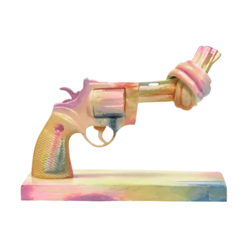 Acne for Peace skulptur 40 cm - Multi - Non Violence