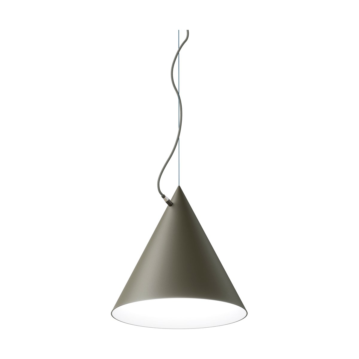 Noon Castor pendel 40 cm Olivgrå-mörkgrå-svart | Skandinavisk Design | Taklampor & Pendlar | Grön