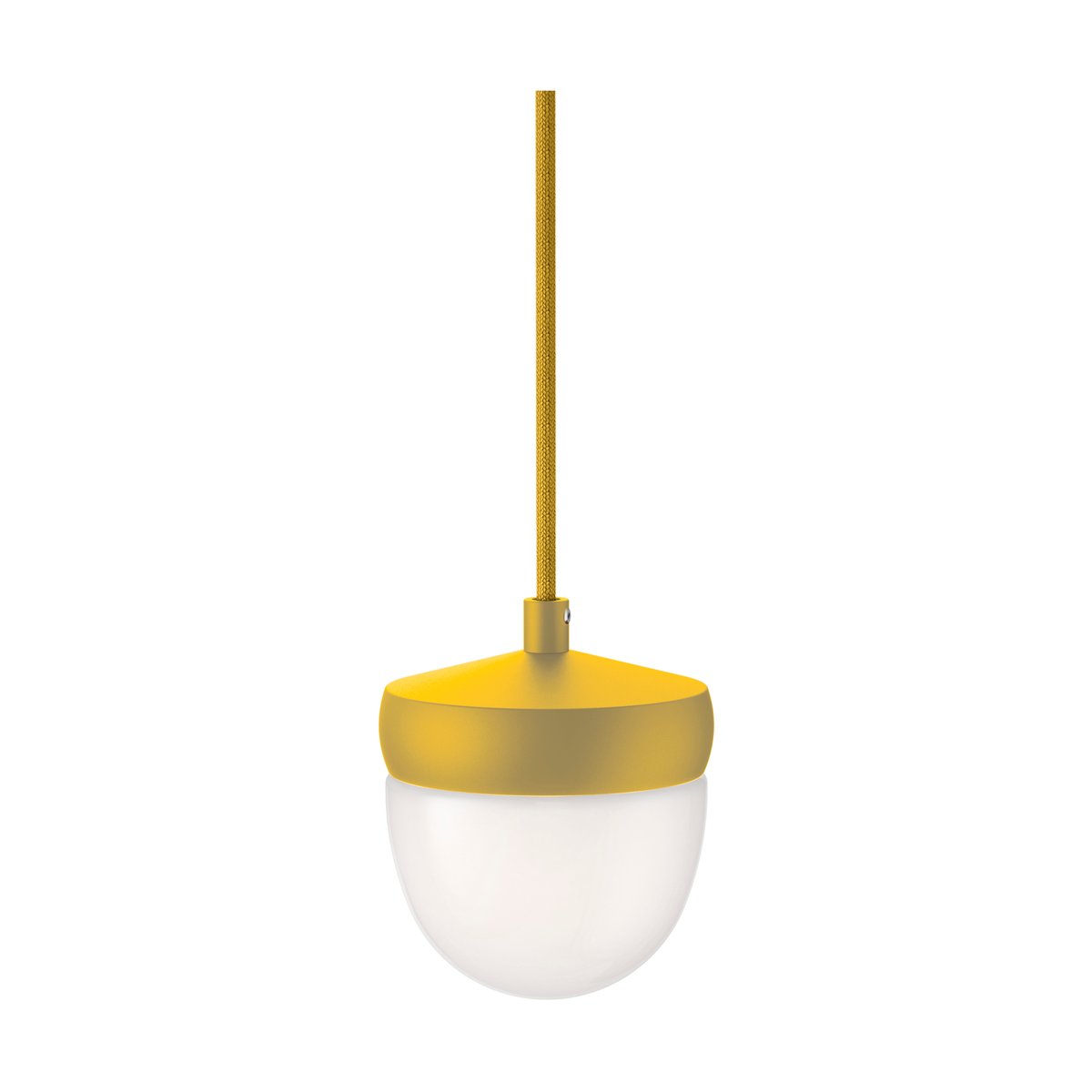 Noon Pan pendel frostad 10 cm Guldgul-svavelgul | Skandinavisk Design | Taklampor & Pendlar | Gul
