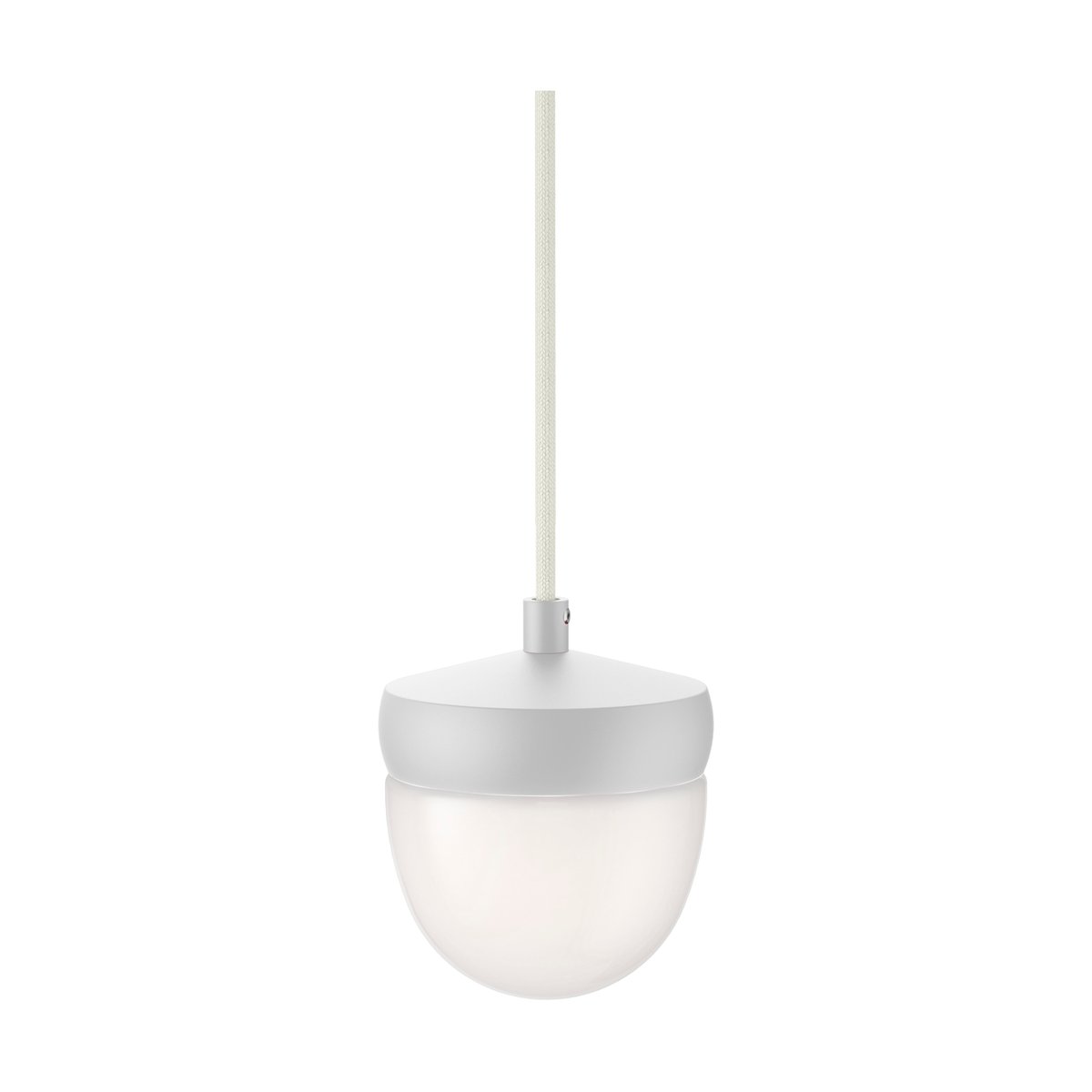 Noon Pan pendel frostad 10 cm Vit-vit | Skandinavisk Design | Taklampor & Pendlar | Vit