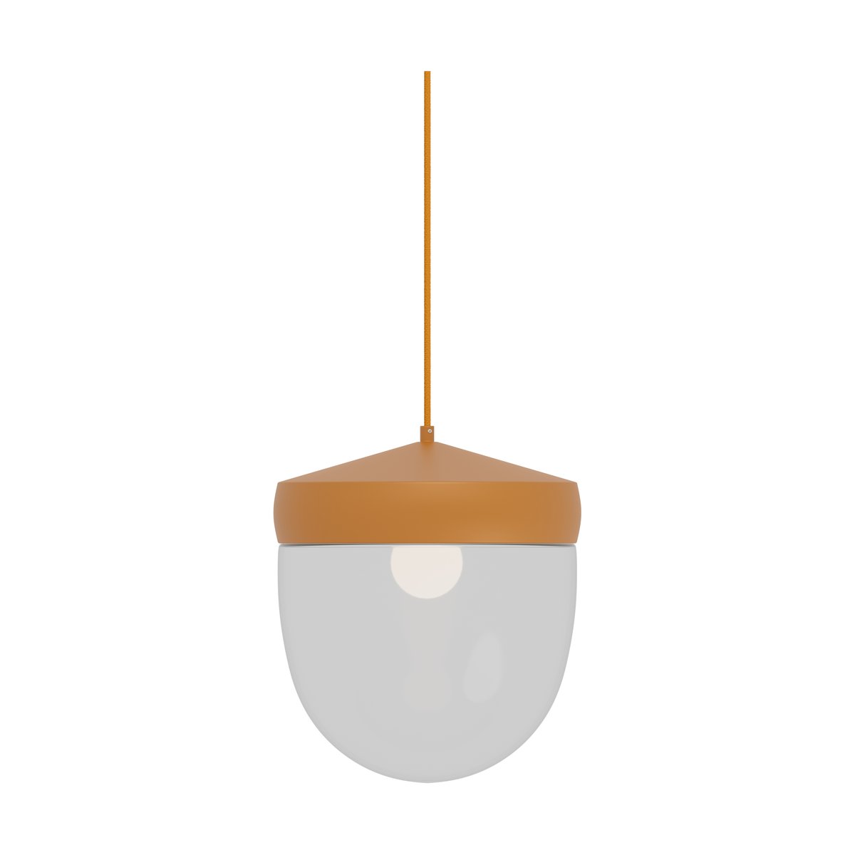 Noon Pan pendel klar 30 cm Brun-okra | Skandinavisk Design | Taklampor & Pendlar | Brun