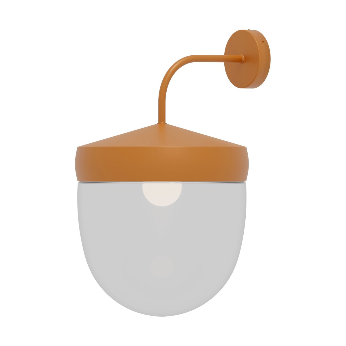 Noon Pan vägglampa klar 30 cm Brun | Skandinavisk Design | Vägglampor | Brun