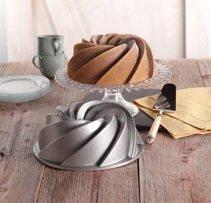 Nordic Ware heritage bundt bakform silver - 2,4 L - Nordic Ware