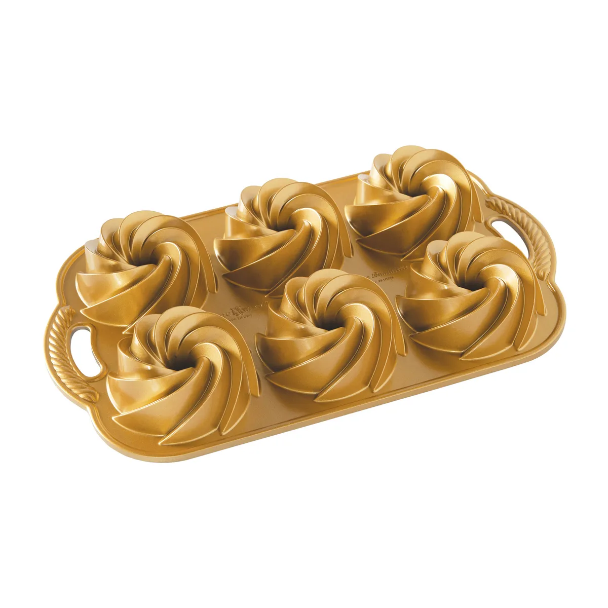 Nordic Ware Nordic Ware heritage bundtlette bakform guld 0,9 L
