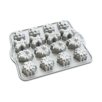 Nordic Ware Holiday Tea Cake kakform - Silver - Nordic Ware
