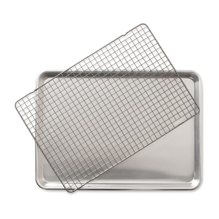 Nordic Ware naturals bakplåt med grillgaller - 32,7x45,4 cm - Nordic Ware