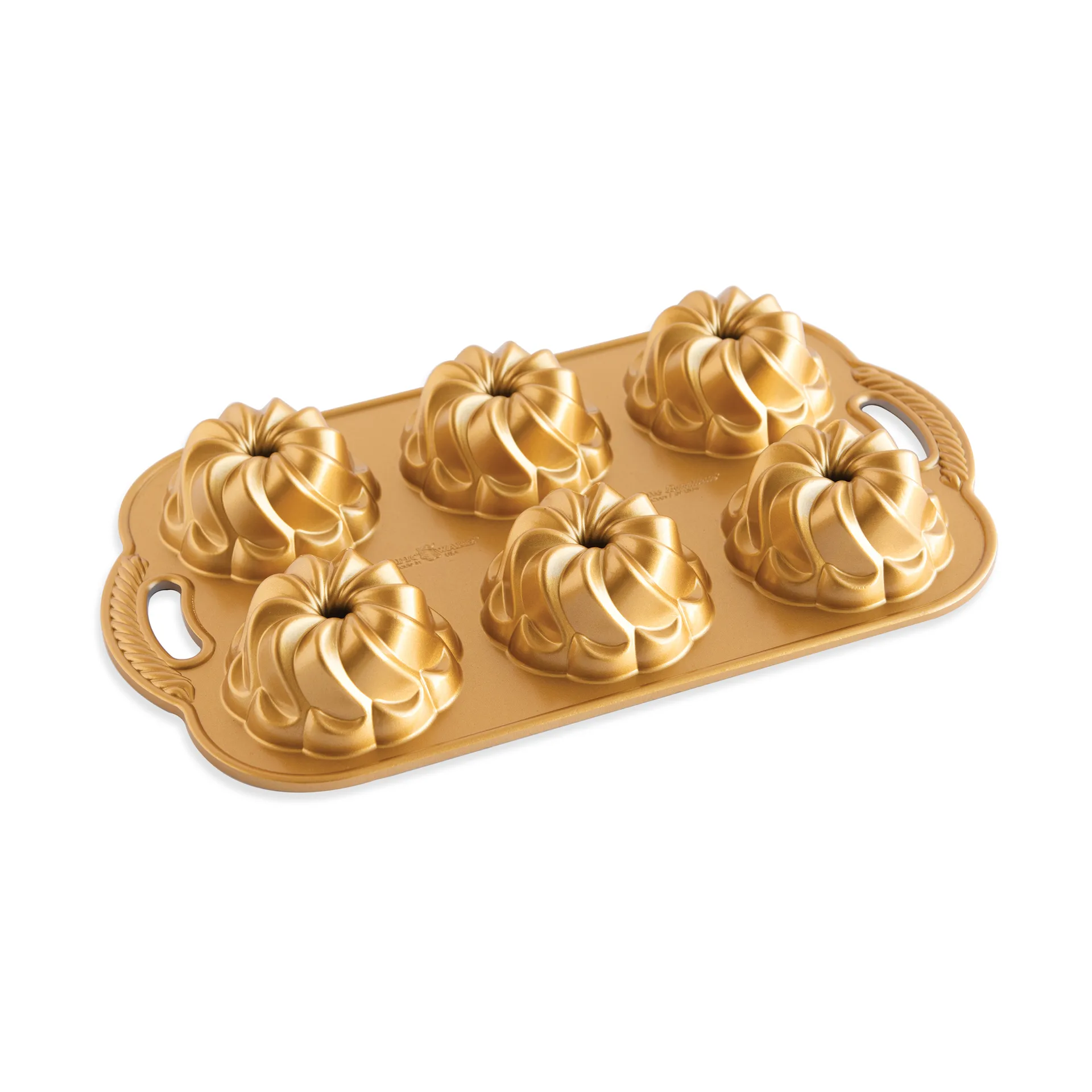 Nordic Ware piroutte bundtlette bakform 1,2 l, Guld Nordic Ware