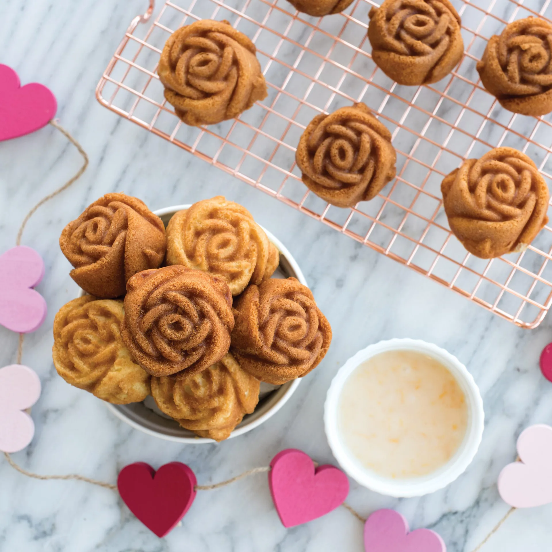 Nordic Ware Rosebud bakform, Toffee Nordic Ware