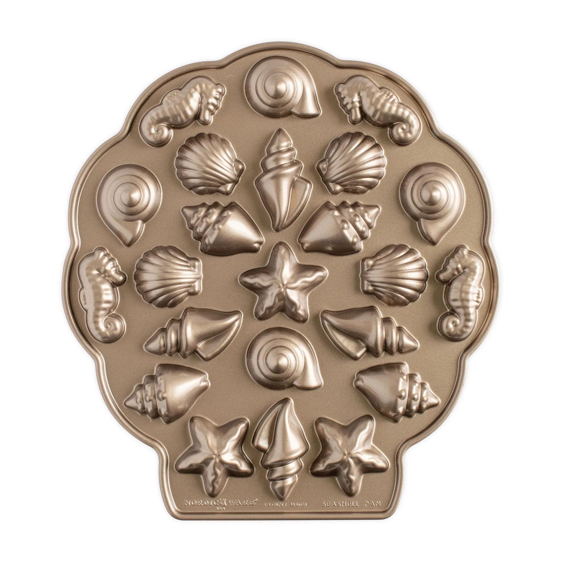 Nordic Ware sea shell cakelet bakform, 0,4 L Nordic Ware