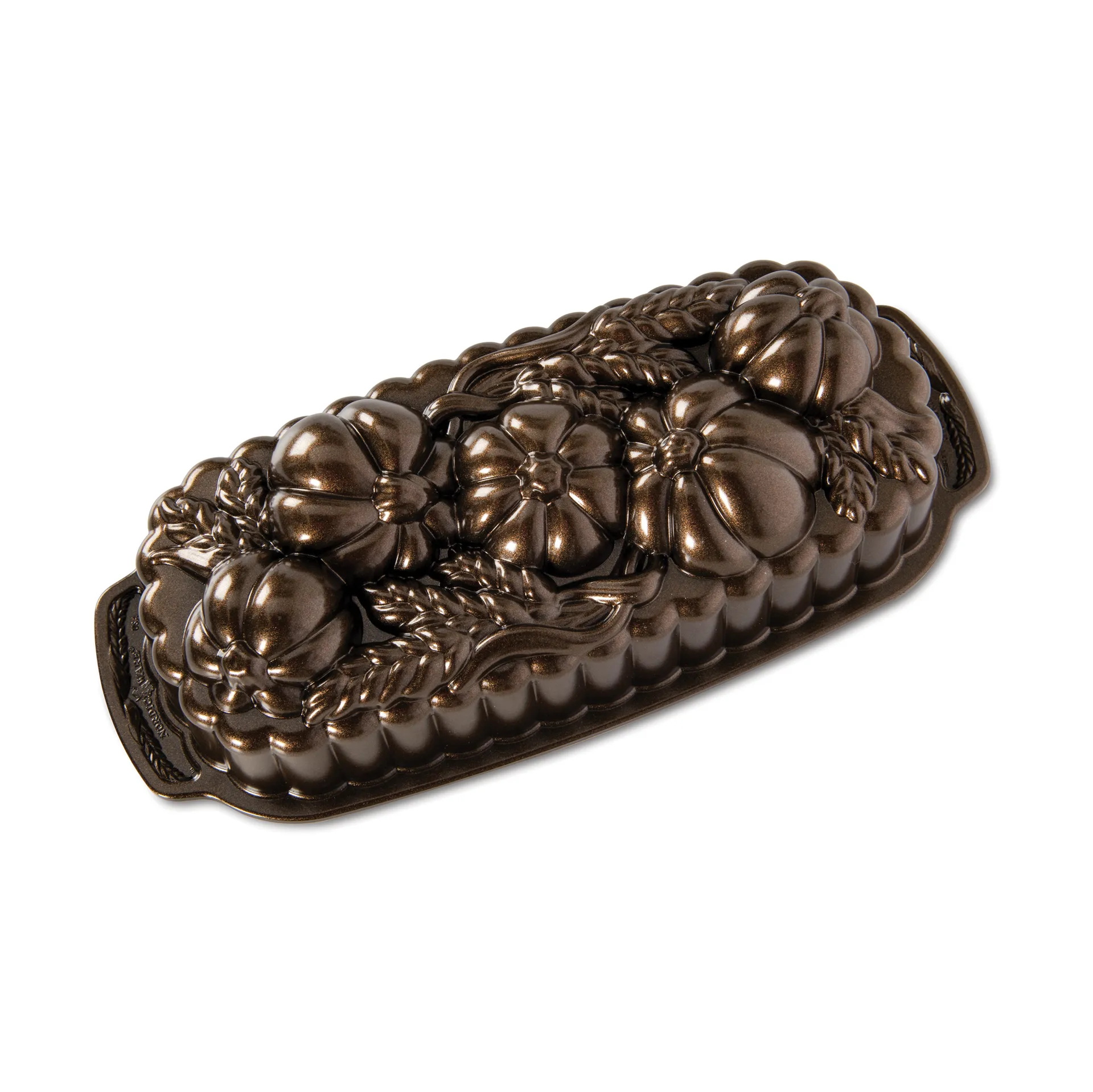 Nordic Ware Wheat & Pumpkin brödform 1,4 L, Brons Nordic Ware