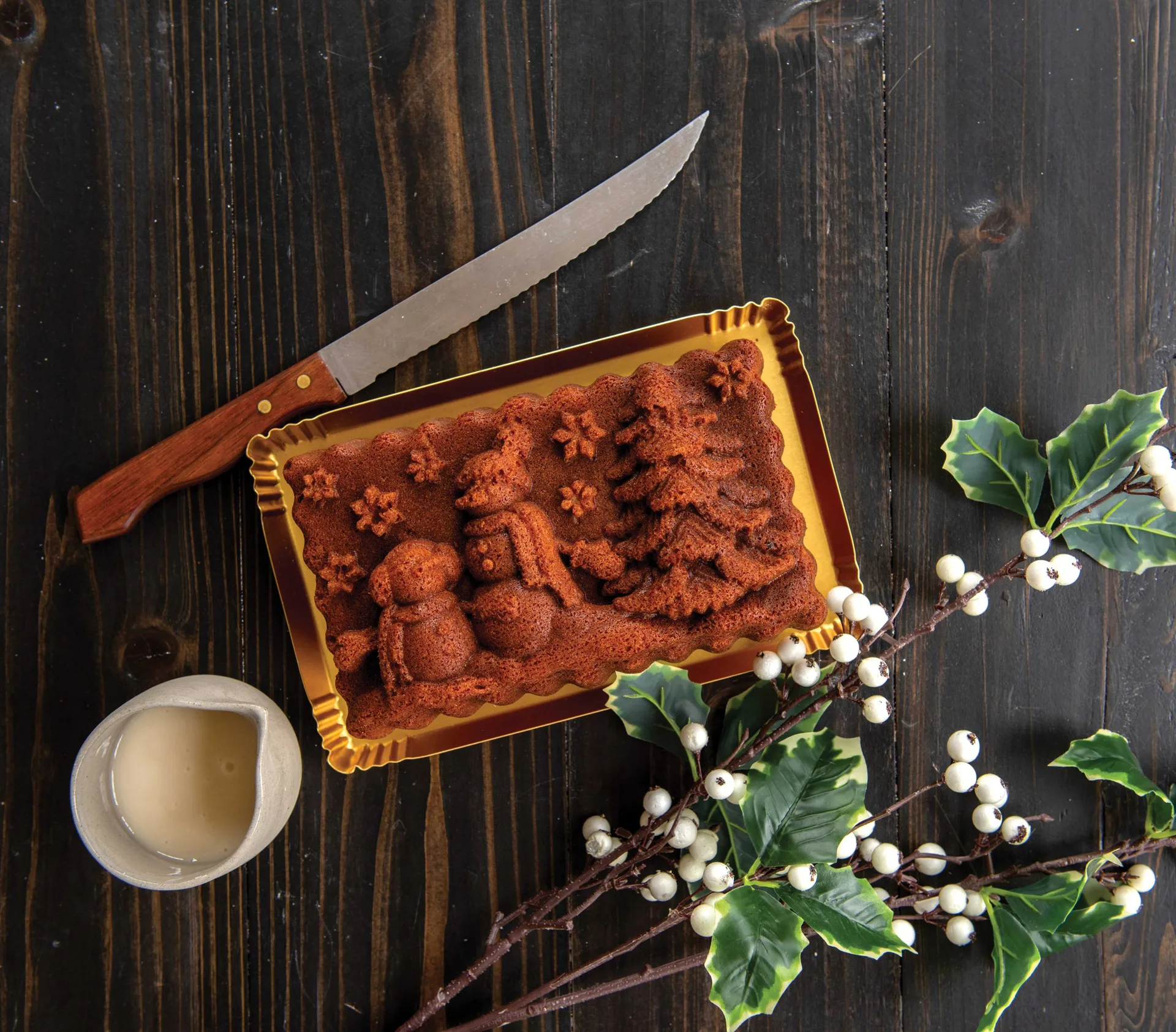 Nordic Ware Winter Wonderland brödform 1,4 L, Silver Nordic Ware