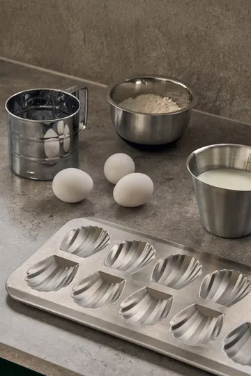 BAKE madeleineform - Rostfritt stål, 12st - Nordwik