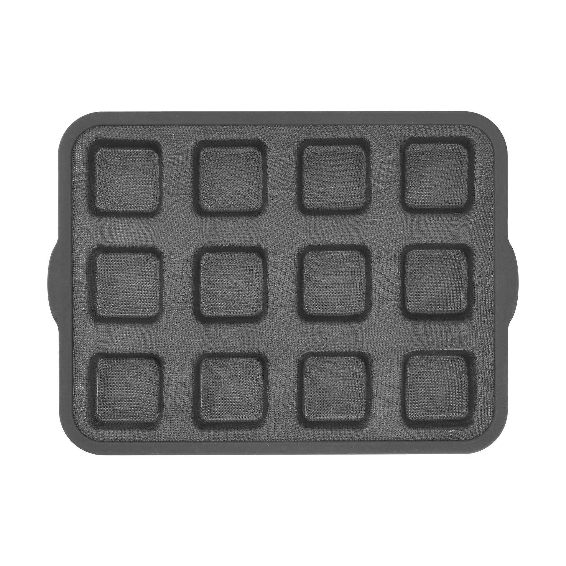 BAKE silikonform med förstärkt ram, Rektangulär, 6st, 36x26 cm Nordwik
