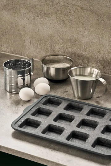 BAKE silikonform med förstärkt ram - Rektangulär, 6st, 36x26 cm - Nordwik