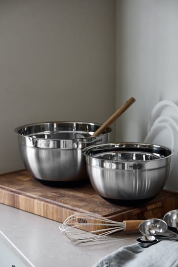 Bunkar med lock Premium 3 delar - Rostfritt stål - Nordwik