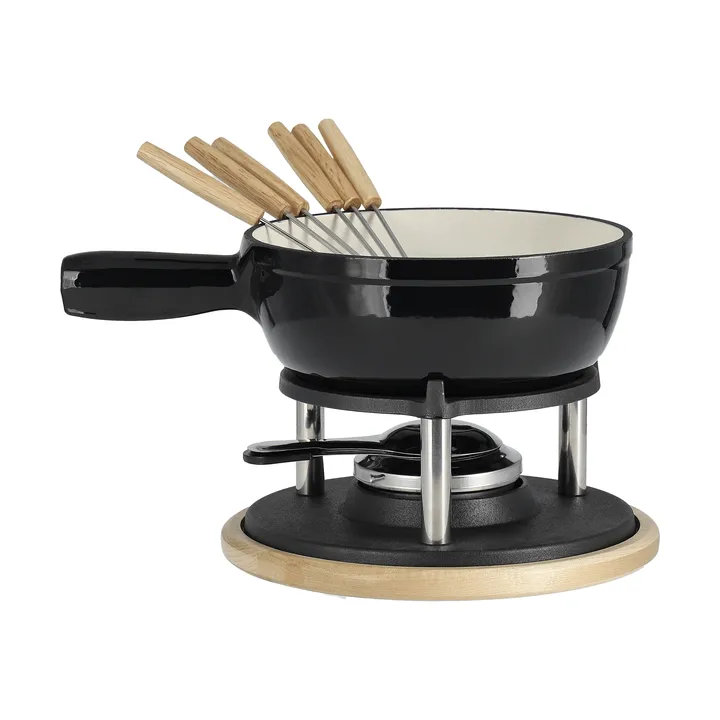 Fonduegryta emaljerad - Svart, 1,8 L - Nordwik