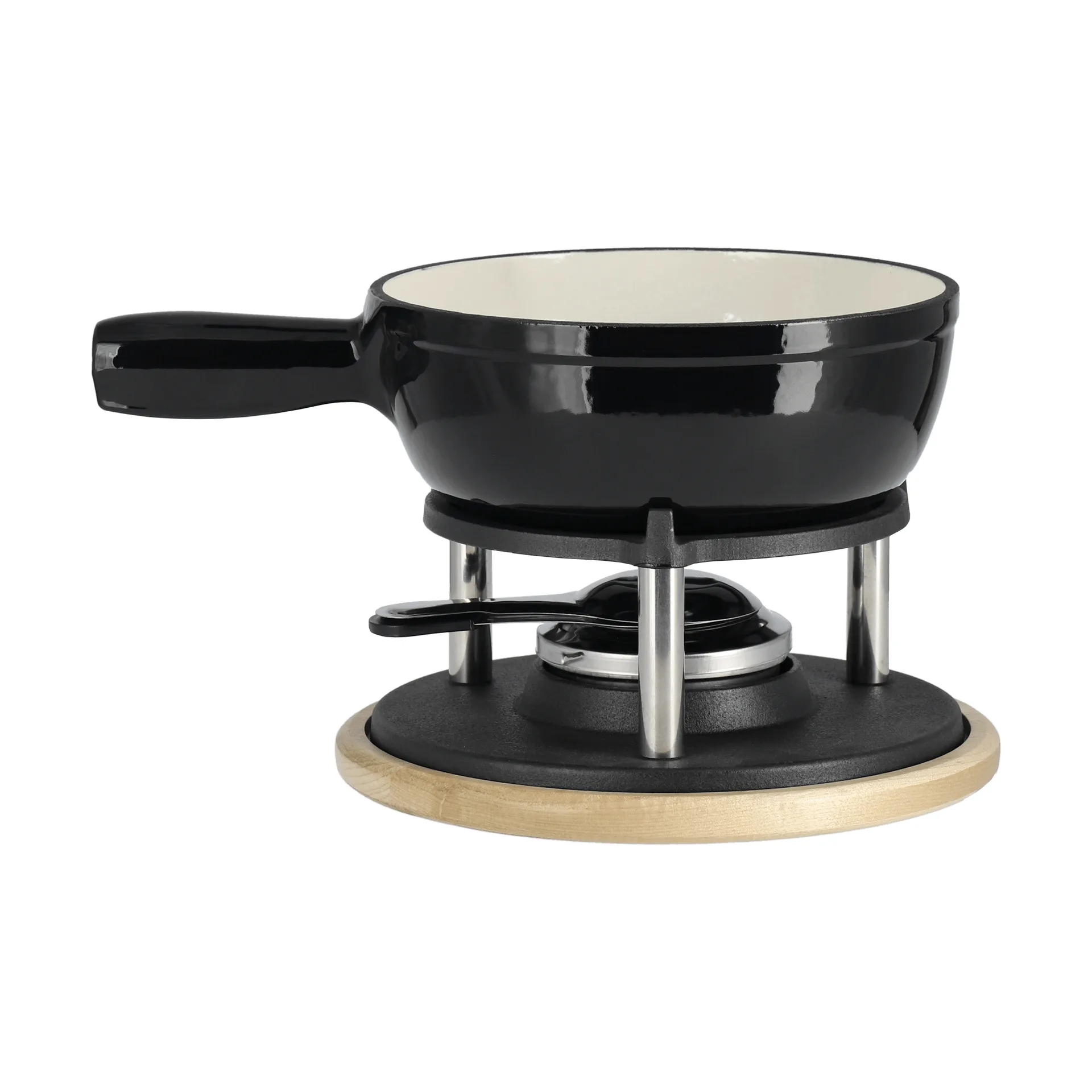 Fonduegryta emaljerad, Svart, 1,8 L Nordwik