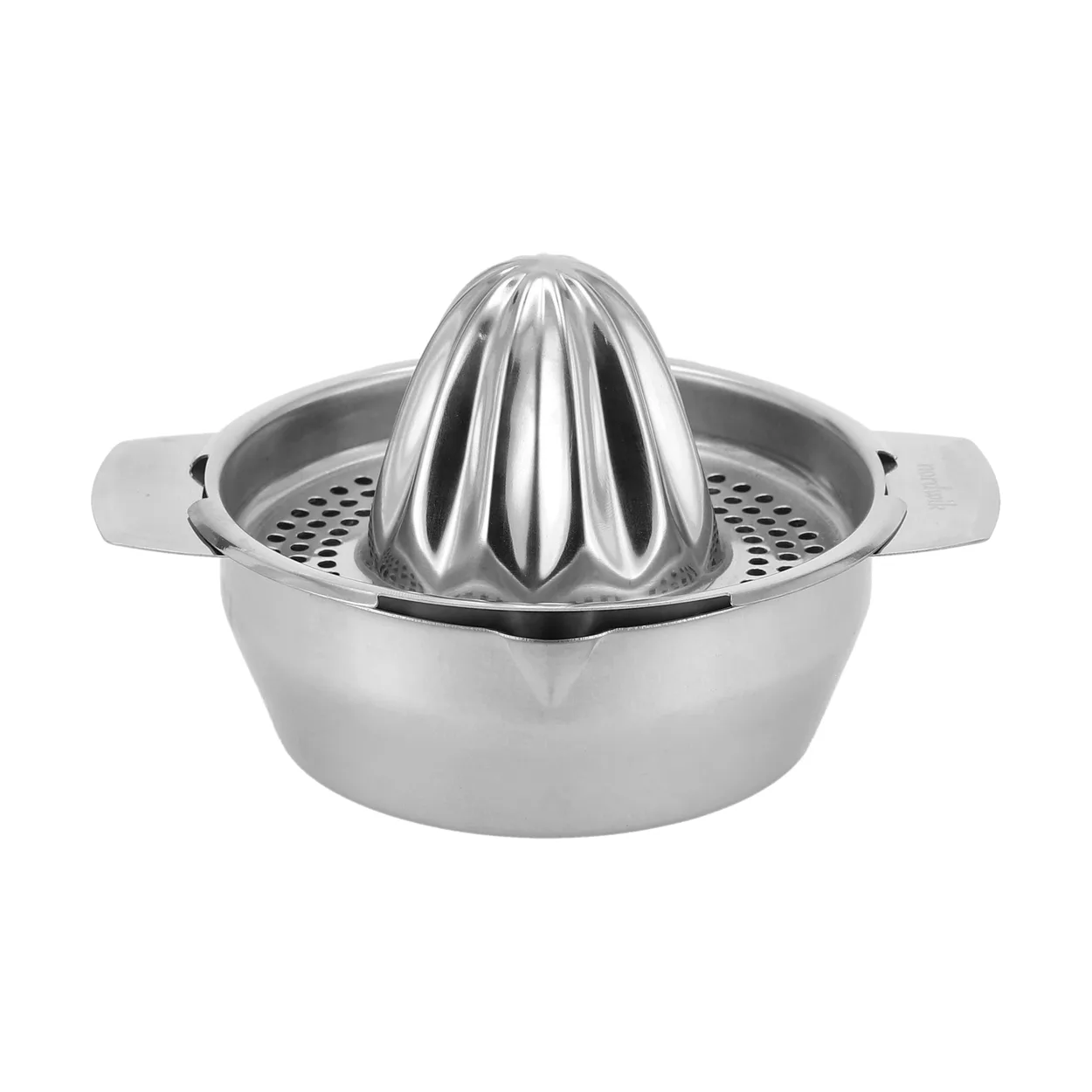 Nordwik citruspress Ø12,5 cm Rostfritt stål | Skandinavisk Design | Citruspressar | Silverfärgad