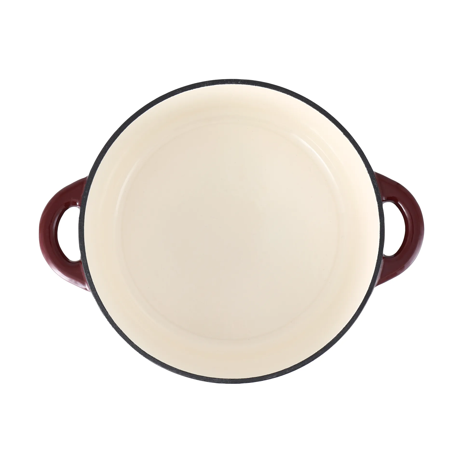 Nordwik gjutjärnsgryta rund 5 l, Burgundy Nordwik